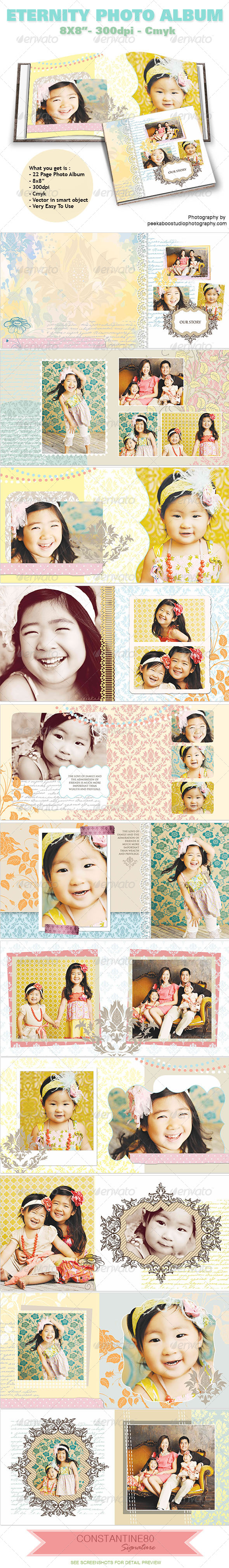Eternity Photo Album - Photo Albums Print Templates