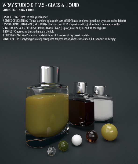 Vray Studio Setup - 3Docean 5016117