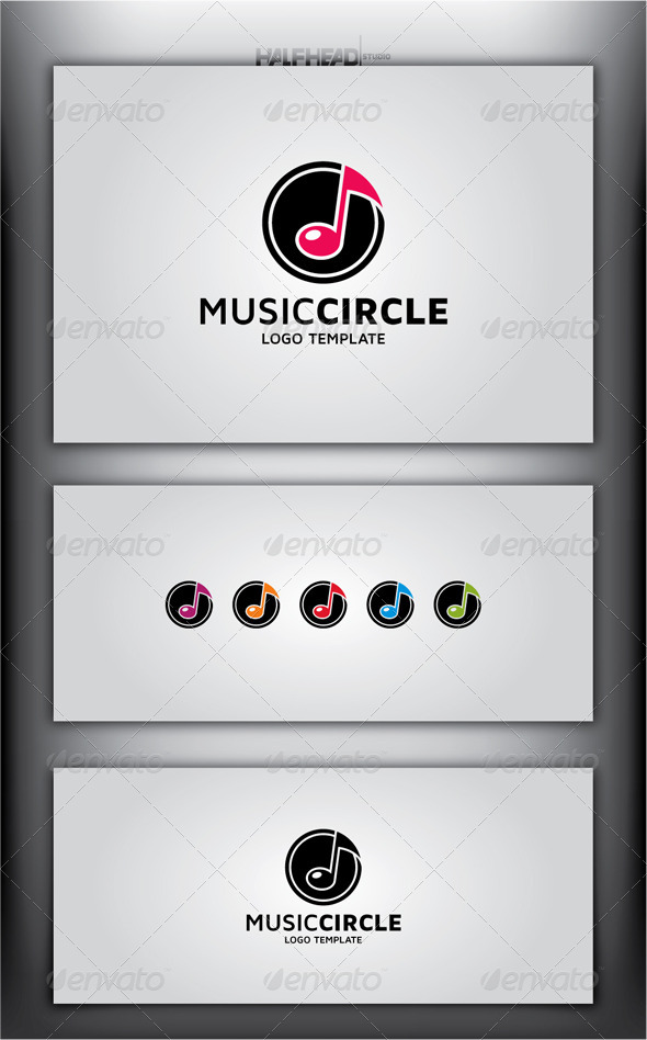 Music Circle Logo Template - Symbols Logo Templates