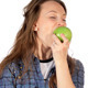 Gorgeous Girl With a Green Apple - VideoHive Item for Sale