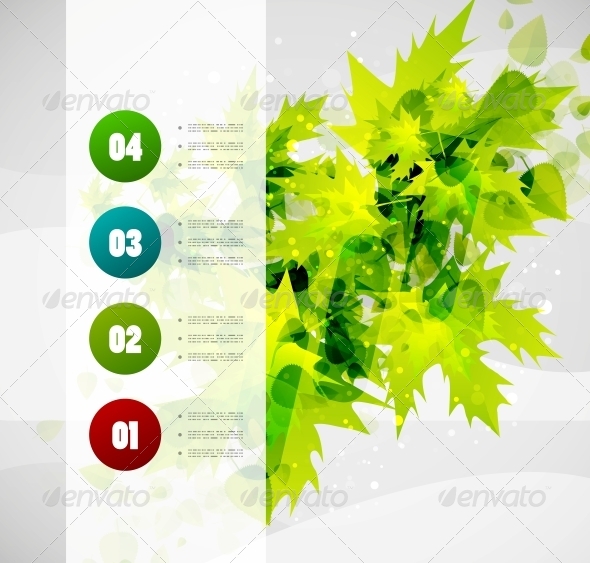 Nature Infographics Modern Template - Backgrounds Decorative