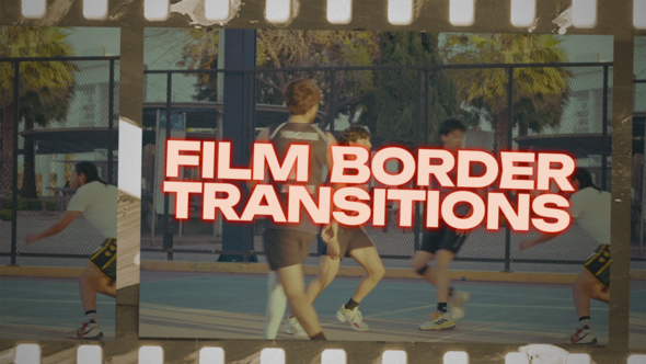 Film Border Transitions Elements template preview
