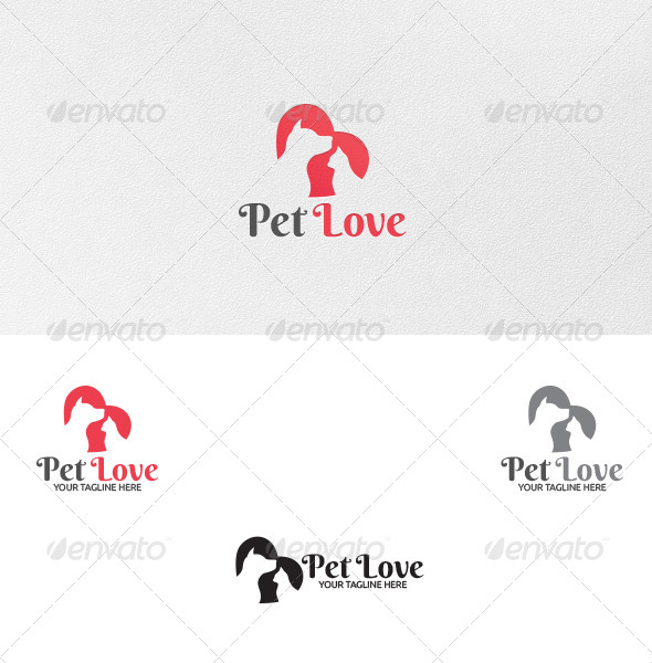 Pet Love - Logo Template - Animals Logo Templates