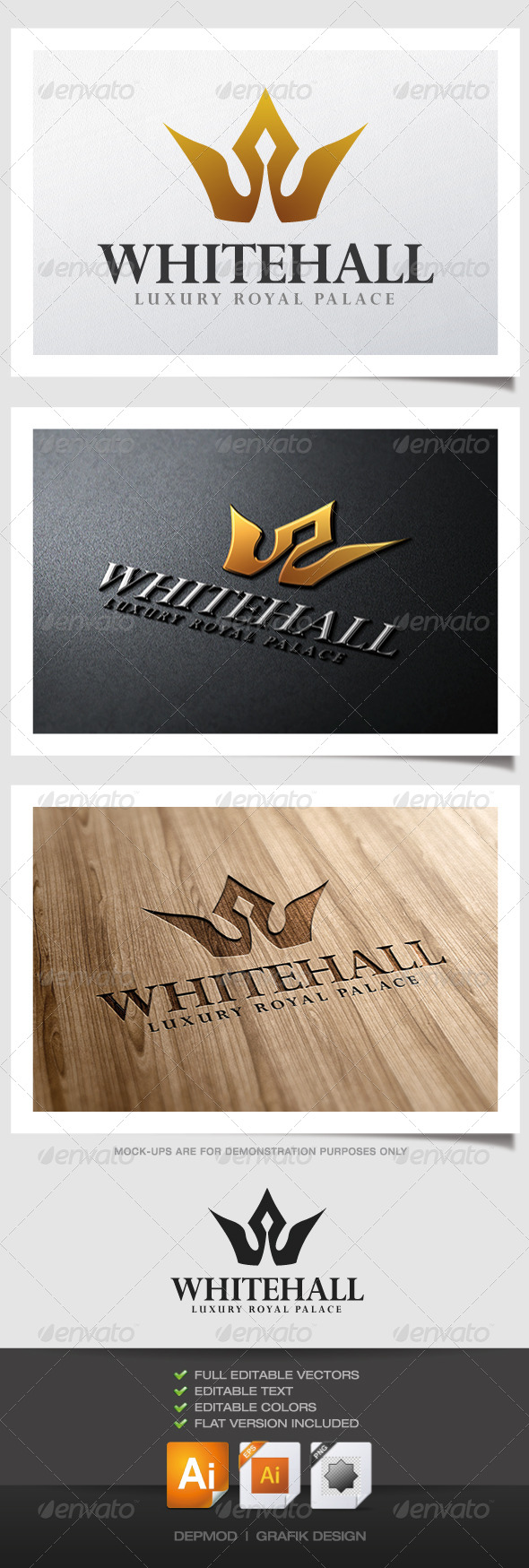 Whitehall Logo - Letters Logo Templates