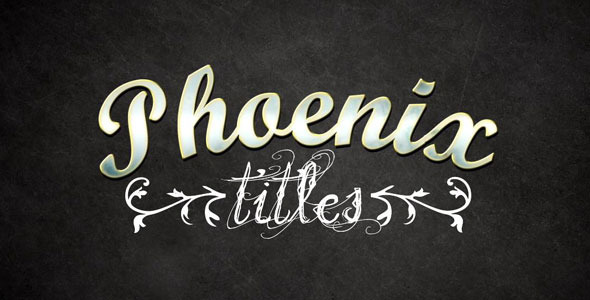 Phoenix Titles - VideoHive 5019986