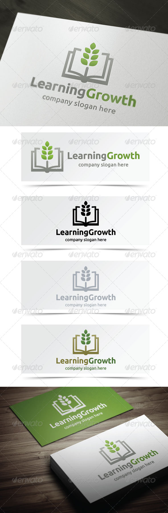 Learning Growth - Objects Logo Templates
