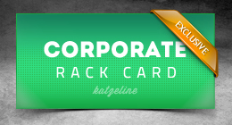 Corporate 9x4in Rack Card Flyer Template