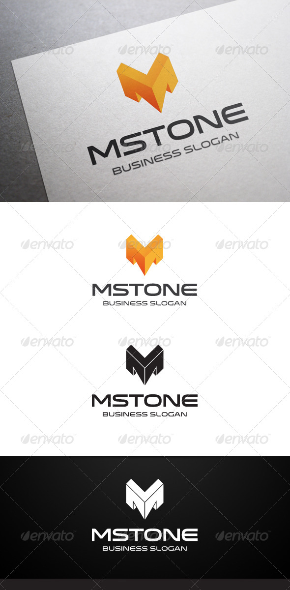 Mstone M Letter Logo - Letters Logo Templates