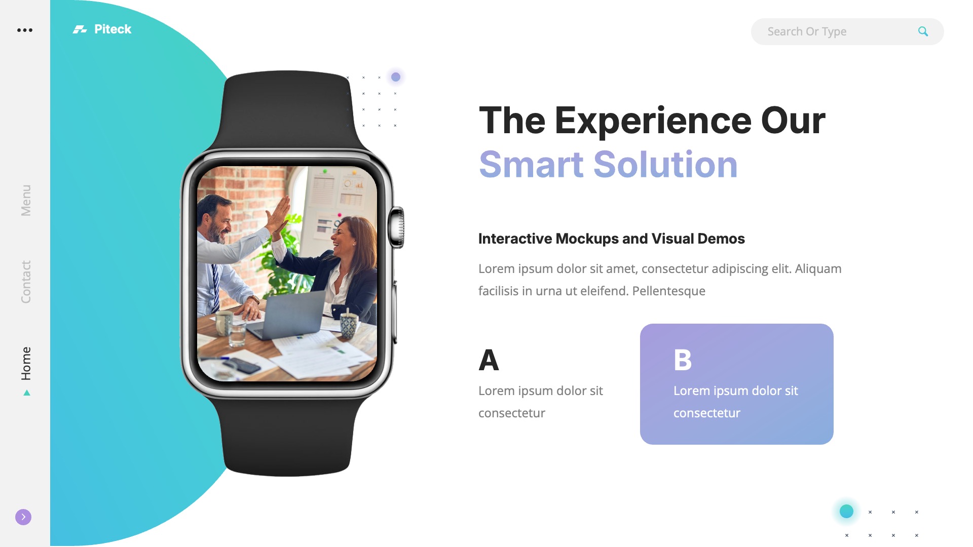 Pitch Deck Smart Solution Google Slide Template, Presentation Templates
