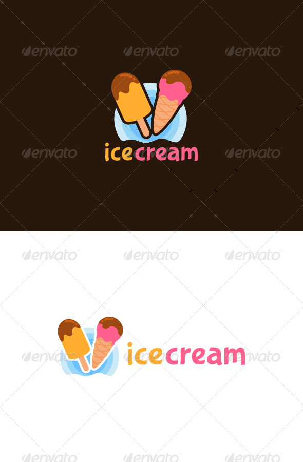 Ice Cream Logo - Food Logo Templates