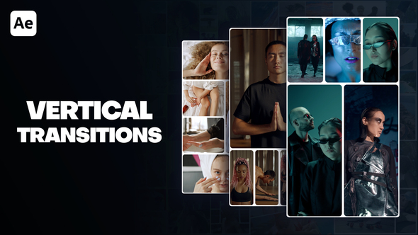 Modern Vertical Transitions Elements template preview