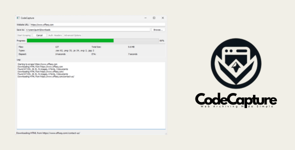 CodeCapture — Web Archiving Made Simple