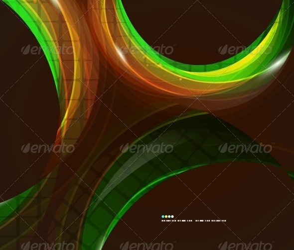 Colorful Swirl Abstract Background - Backgrounds Decorative