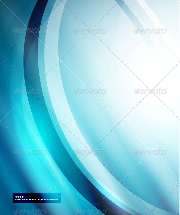 Blue Business Wave - Backgrounds Decorative