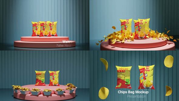 Chips Bag Mockup Promo Product Promo template preview