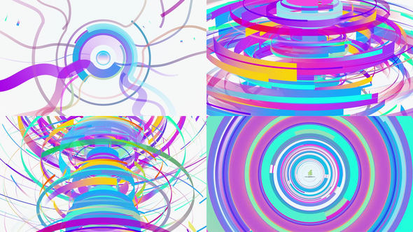 Circle line Logo reveal Logo Stings template preview