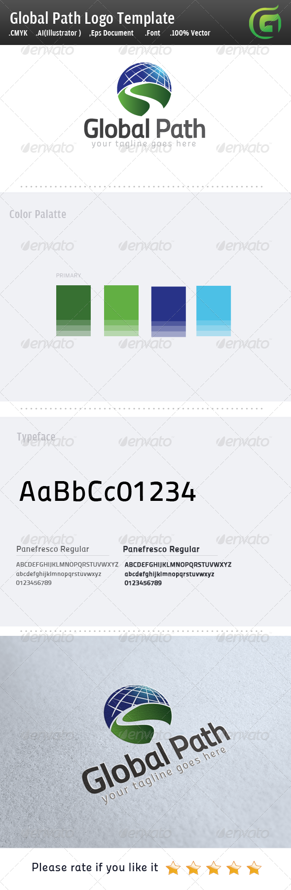 Global Path - Symbols Logo Templates