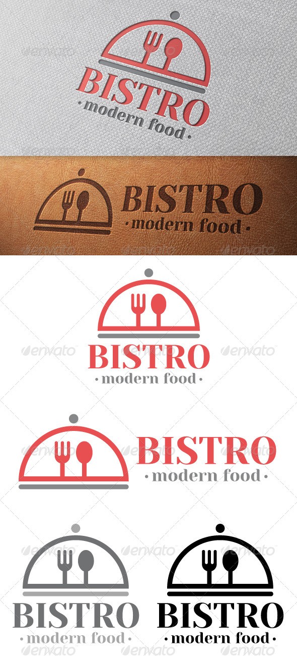 Bistro Logo Template - Food Logo Templates