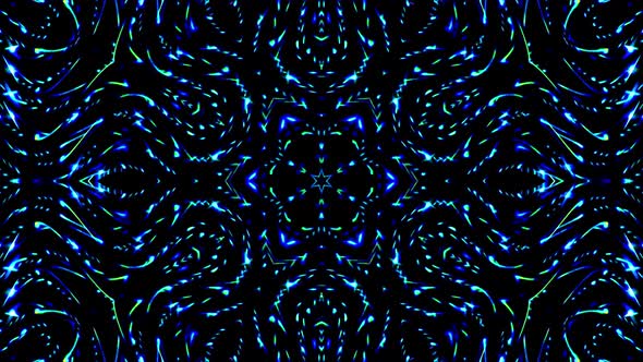 Abstract background 3D liquid lines in a multicolor texture. Fluid with blue reflection alt