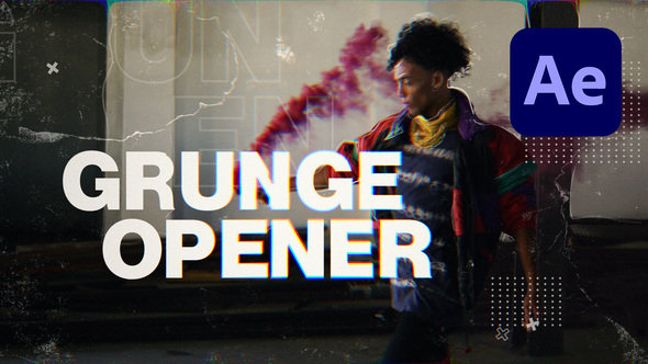 Grunge Title Opener Titles template preview