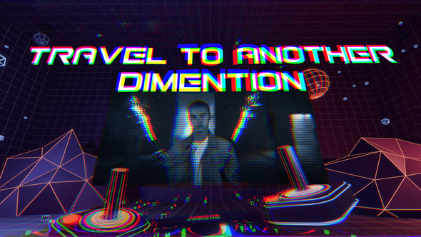 VR Metaverse Title Intro Titles template preview