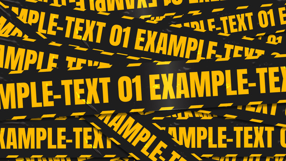 Police Cordon Transitions Elements template preview