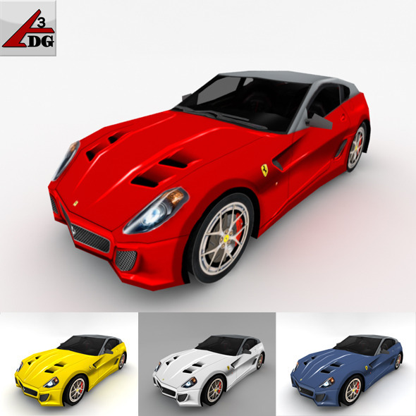 Ferrari 599 GTO - 3Docean 2610643