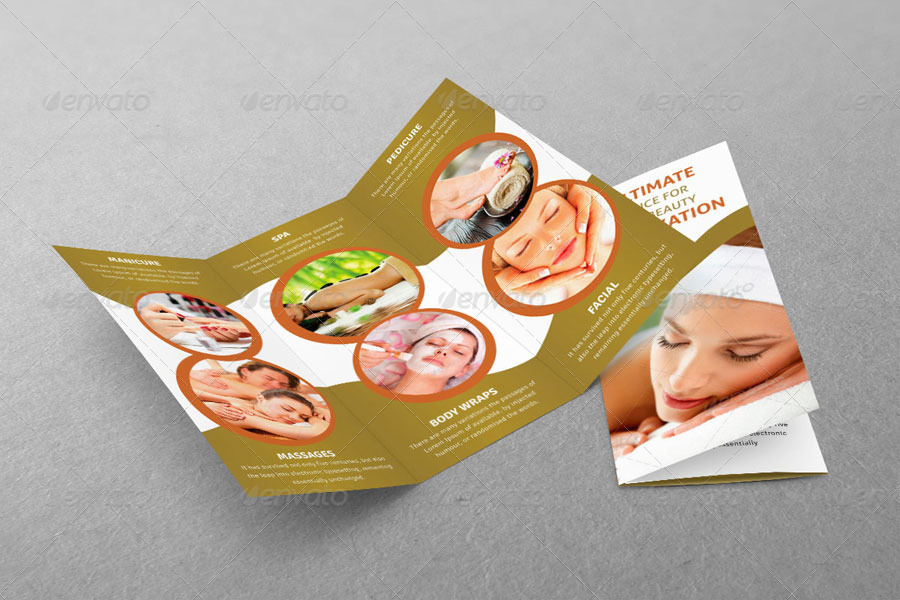 Spa Tri-Fold Brochure | Volume 3 by femo | GraphicRiver