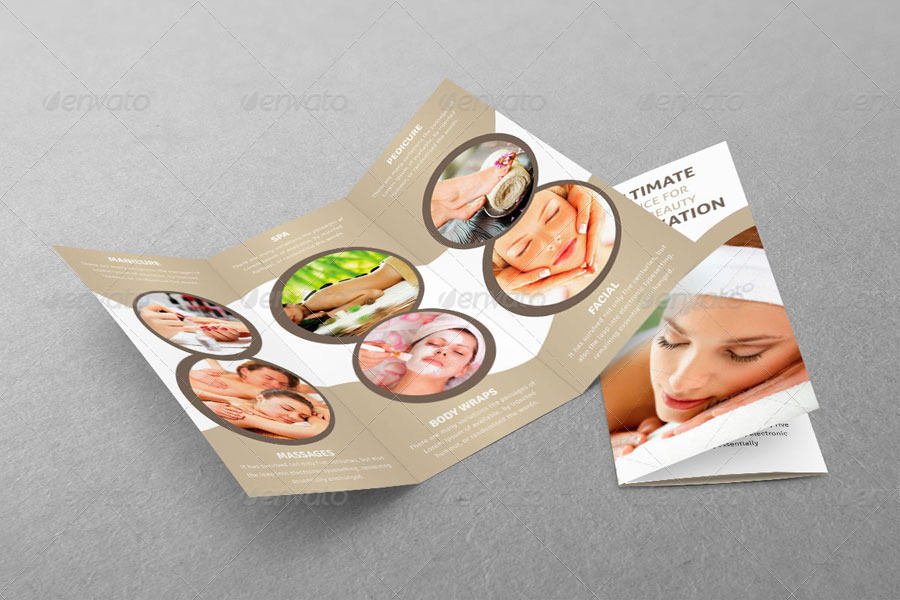 Spa Tri-Fold Brochure | Volume 3 by femo | GraphicRiver