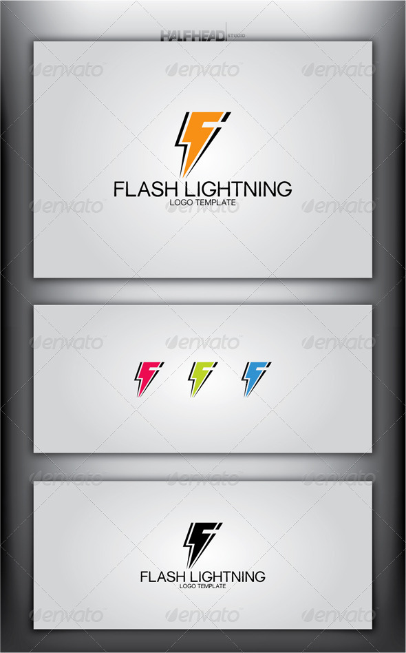 Flash Lightning Logo Template - Letters Logo Templates