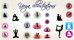 yoga vector illustrations
