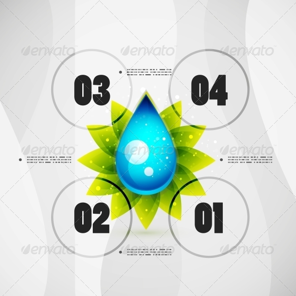 Option Banner Modern Infographic - Backgrounds Decorative