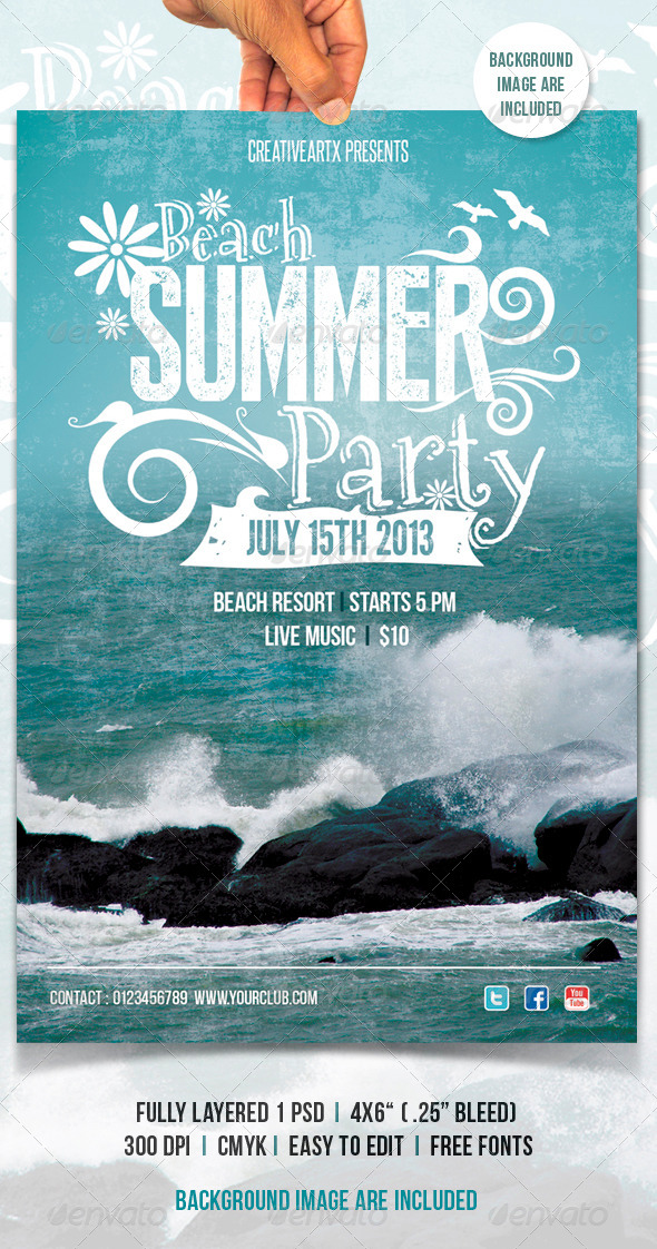 Beach Summer Party - Clubs & Parties Events