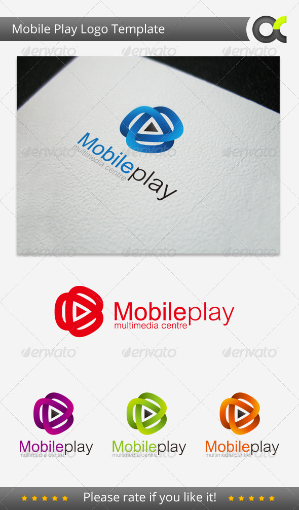 Mobile Play Logo Template - Symbols Logo Templates