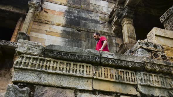Heritage Jami Masjid also known as Jama mosque in Champaner, Gujarat state, western India, is part o alt