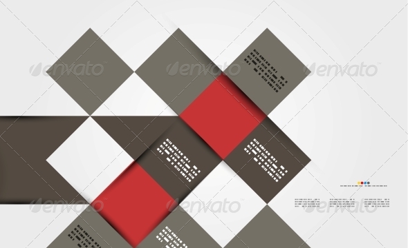 Modern Geometrical Abstract Template - Backgrounds Decorative