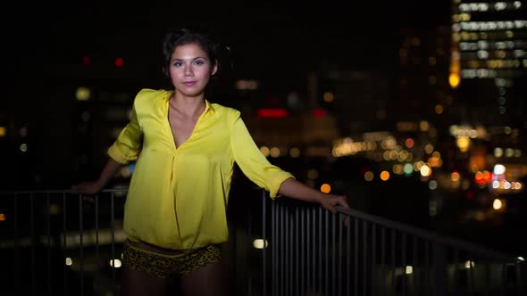 Woman Dancing Party Luxury Apartment Music Disco alt