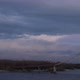 Big Bridge Across The River At Sunset In Kiev, Evening, Winter - VideoHive Item for Sale