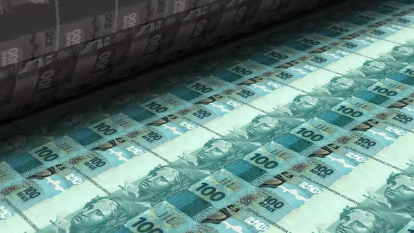 Money Printing Brazilian Real