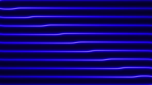 Abstract Blue Line Waves Loop Background