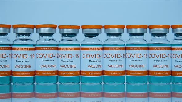 Ampoules With Covid-19 Vaccine
