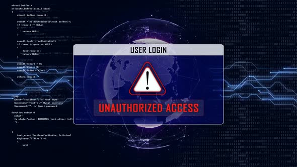 Unauthorized Access and User Login Interface