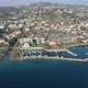 Aerial of beautiful small harbor in Pully, Switzerland - VideoHive Item for Sale