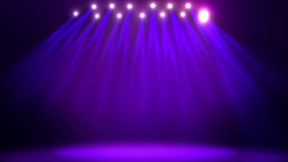 Purple Stage Lightsa