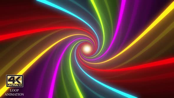 Spiral Colorful Neon