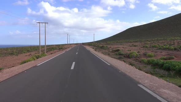 View on Road Along Atlantic Coast, Morocco alt