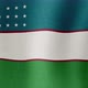 The National Flag of Uzbekistan - VideoHive Item for Sale