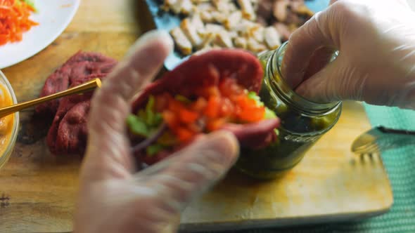 The Chef Prepares Tacos alt