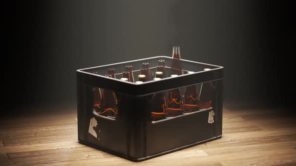 Process of drinking the whole crate of beers and changing it to a fresh one.4KHD alt