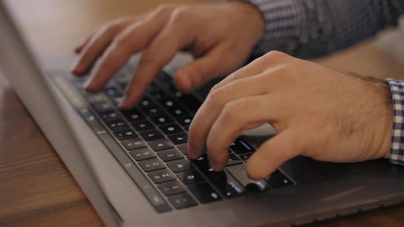 Businessman working from home